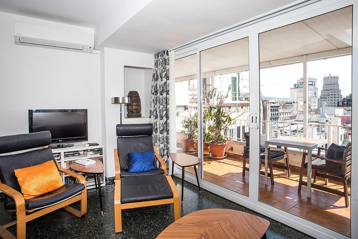 The Gran Via Penthouse Apartment Barcelona Exterior foto